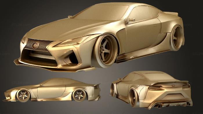 Vehicles (Lexus LC 500, CARS_2259) 3D models for cnc
